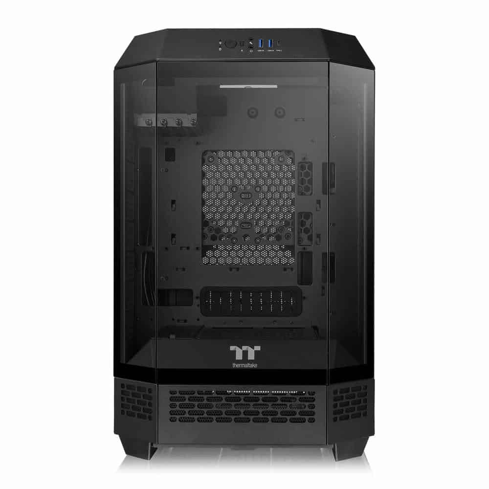 (image for) Thermaltake The Tower 300 Black Micro Tower Tempered Glass PC Gaming Case